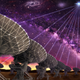 Artist’s impressing of the dishes of the Very Large Array localizing a fast radio burst in space for the first time. Image: Danielle Futselaar